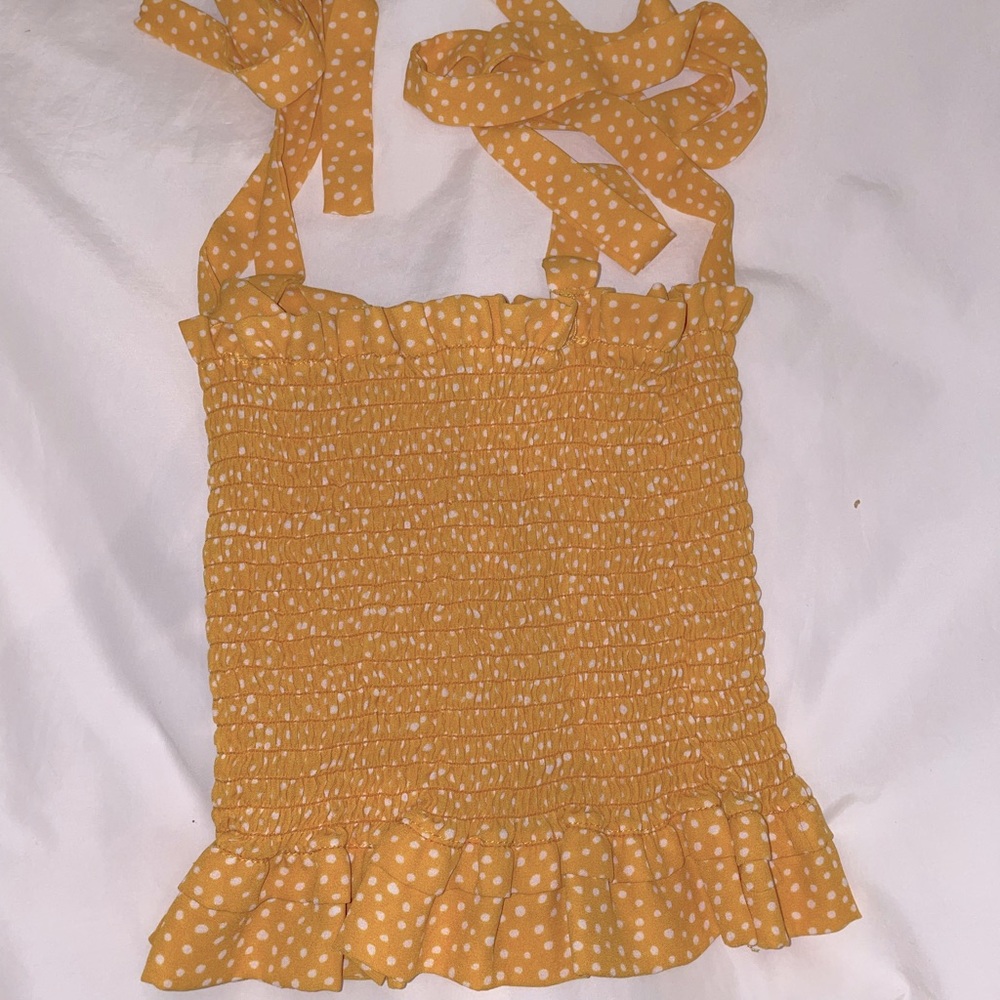 Gypsy & Gold Yellow Spotted Tanktop